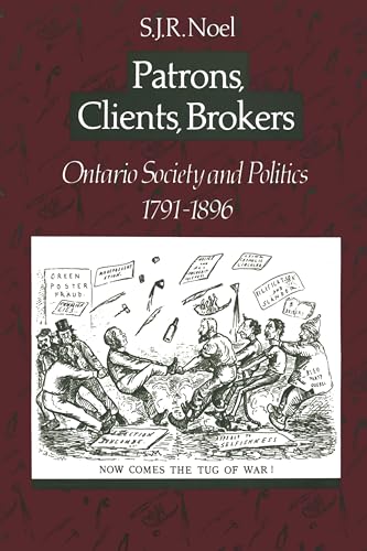 Book cover: “Patrons, Clients, Brokers” with a historical tug-of-war illustration.