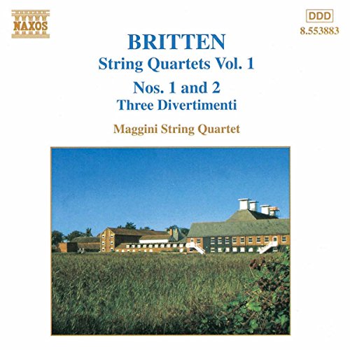 CD cover for Britten string quartets by the Maggini String Quartet.