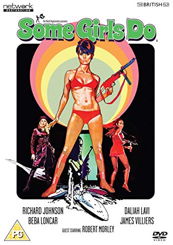 1968 film poster featuring a woman in a red swimsuit holding a gun.