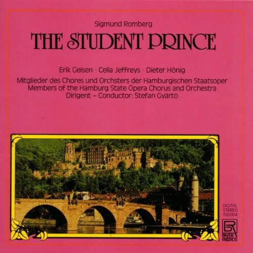 CD cover for "The Student Prince" featuring a castle landscape.