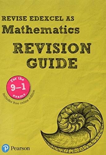 Pearson REVISE Edexcel AS Maths Revision Guide: for home learning, 2022 and 2023 assessments and exams (REVISE Edexcel GCE Maths 2017)