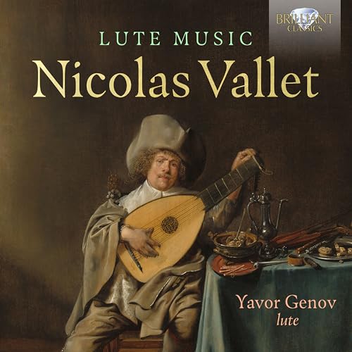 CD cover featuring a man playing a lute, with text details.