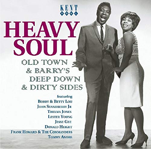 CD cover for “Heavy Soul” featuring a couple in 1960s attire.