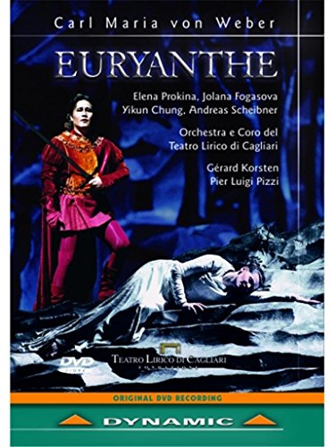 DVD cover for Weber’s "Euryanthe" opera, featuring performers in costume.