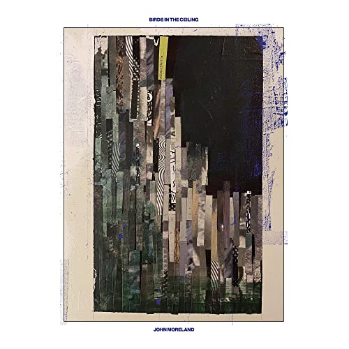 John Moreland album cover, abstract collage of dark and light strips.