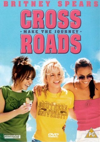 Crossroads" DVD cover featuring Britney Spears and two young women smiling.