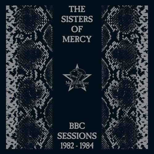 CD cover for The Sisters of Mercy’s BBC Sessions 1982-1984, snakeskin pattern.