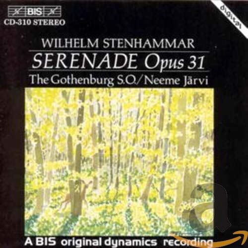 CD case for Wilhelm Stenhammar’s “Serenade,” featuring a forest landscape.