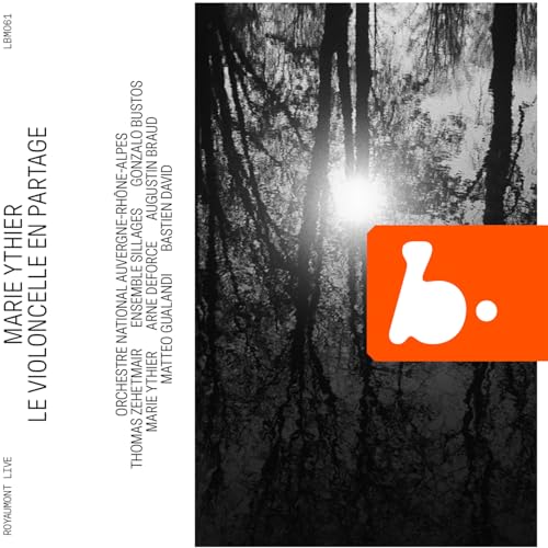 CD cover for Marie Ythier’s “Le Violoncelle En Partage (Live)” album.