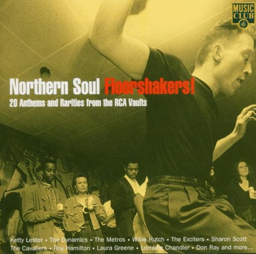 CD cover for “Northern Soul Floorshakers!” featuring dancers in a club.