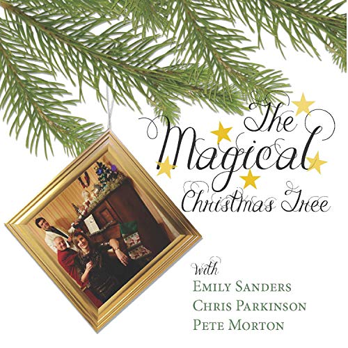 CD cover with a framed family photo and evergreen branches.