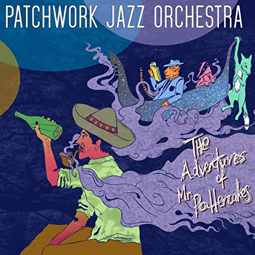 CD cover: illustrated figures with a boat, bottle, and musical instruments.