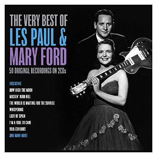 Les Paul and Mary Ford album cover, featuring them with a guitar.