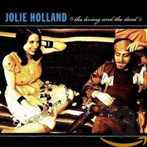 CD cover for Jolie Holland’s “the living and the dead” featuring two people.
