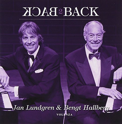 CD cover featuring portraits of two smiling men in tuxedos, Hallberg and Lundgren.