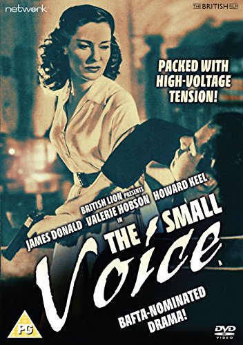 DVD cover for The Small Voice featuring a woman holding a gun over a man.