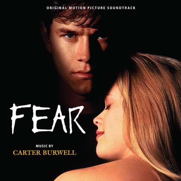 CD cover for "Fear" soundtrack featuring a couple and bold title.