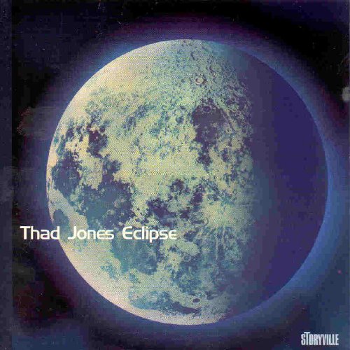 CD cover for Thad Jones’ “Eclipse” featuring a lunar image.