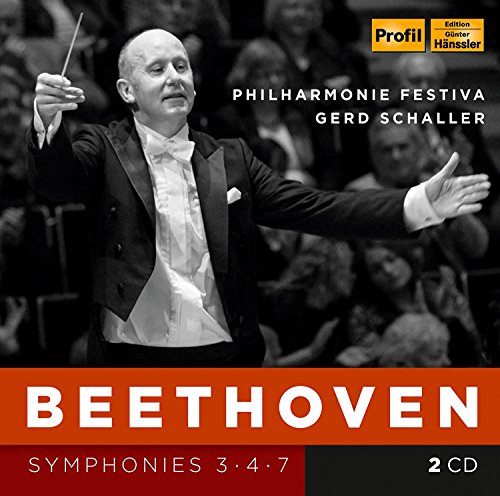 CD cover featuring conductor Gerd Schaller and text “Beethoven Symphonies.”