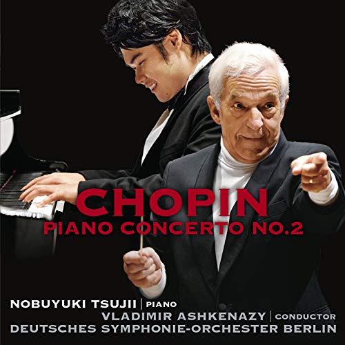CD cover featuring pianist Nobuyuki Tsujii and conductor Vladimir Ashkenazy.