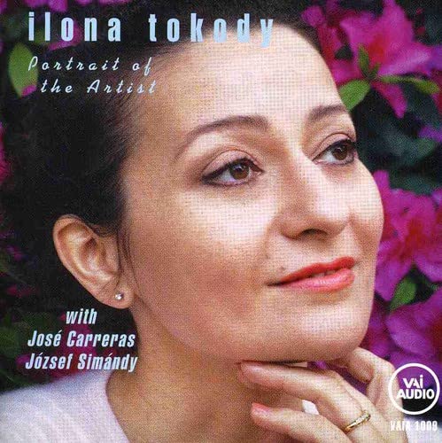 CD cover featuring a close-up portrait of Ilona Tokody against pink flowers.