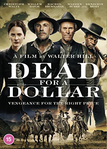 Dead For A Dollar" DVD cover featuring four actors in Western attire.
