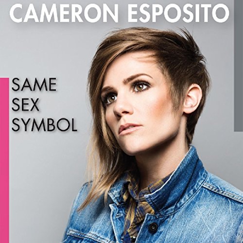 Cameron Esposito album cover, portrait of a person with short hair.