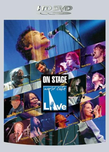 DVD cover featuring multiple musicians performing live at World Cafe.