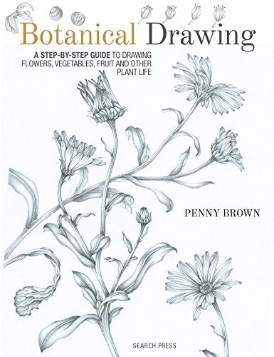 Colourful illustrations of plants on a book cover with botanical drawings and text.