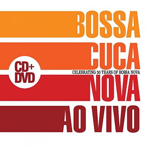 Bossa Nova" album cover with orange and red stripes, "Ao Vivo" text.