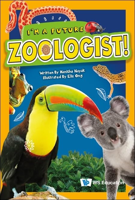 Book cover featuring a toucan, koala, and other colorful animals.