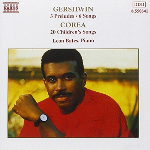CD cover featuring pianist Leon Bates and tracklist details.