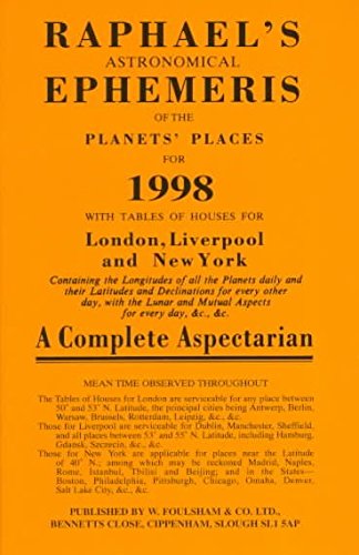 Raphael's Astronomical Ephemeris of the Planets' Places