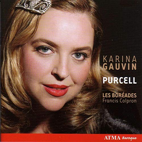 CD cover featuring Karina Gauvin, a portrait of a woman with wavy hair.