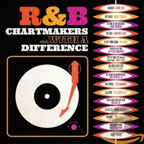CD cover for “R&B Chartmakers… With A Difference” featuring a record player.