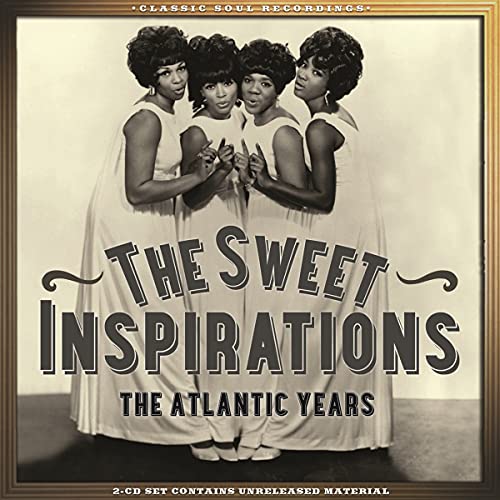 The Sweet Inspirations album cover featuring four women in white dresses.
