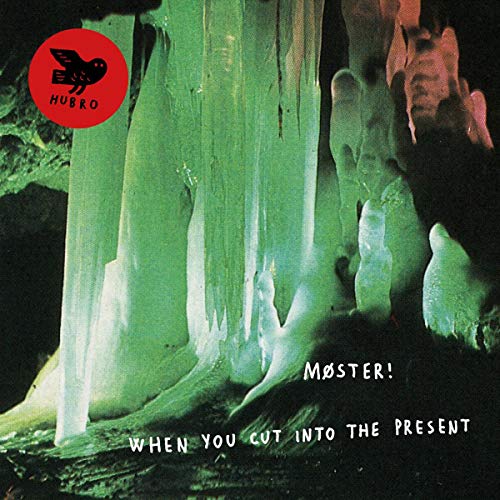 CD cover with green, cave-like imagery and white text: "MØSTER!".