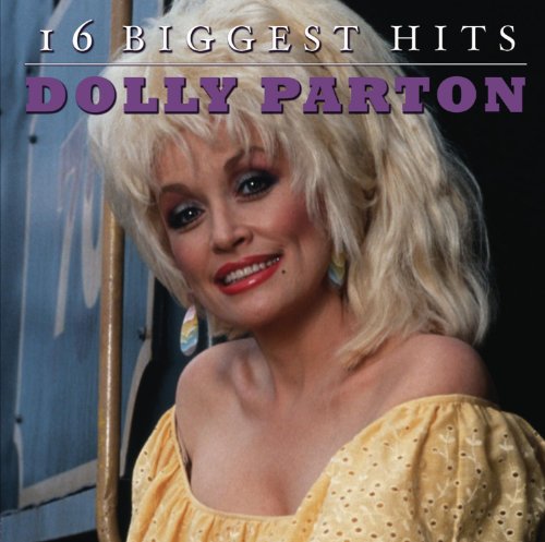 Dolly Parton album cover, “16 Biggest Hits”, featuring a portrait of the singer.