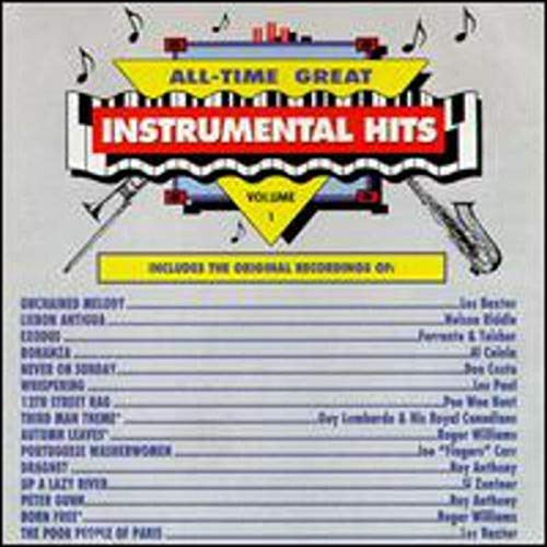 CD cover for “All-Time Great Instrumental Hits Volume 1” with brass instruments.
