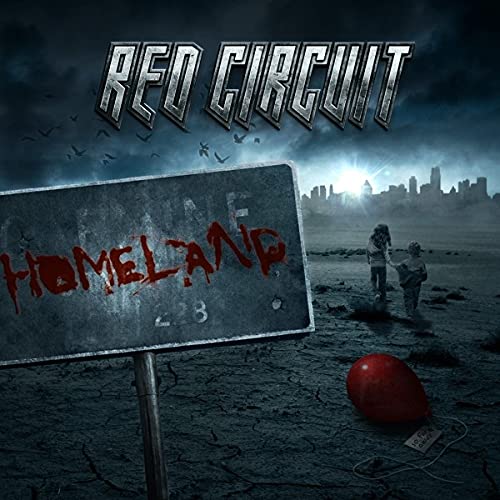 CD cover for Red Circuit’s “Homeland” featuring a desolate landscape.