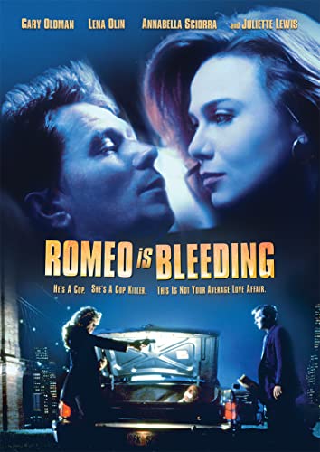 “Romeo is Bleeding” DVD cover featuring Gary Oldman and Lena Olin.