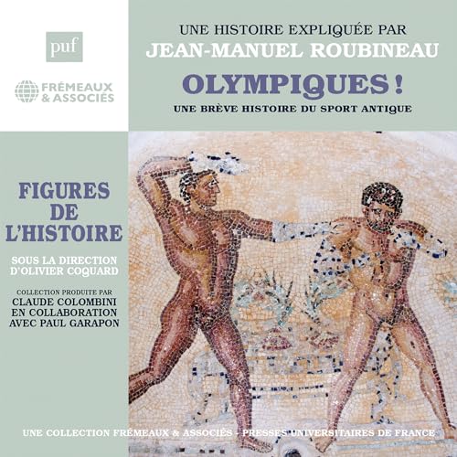CD cover featuring a mosaic of ancient Greek athletes wrestling.