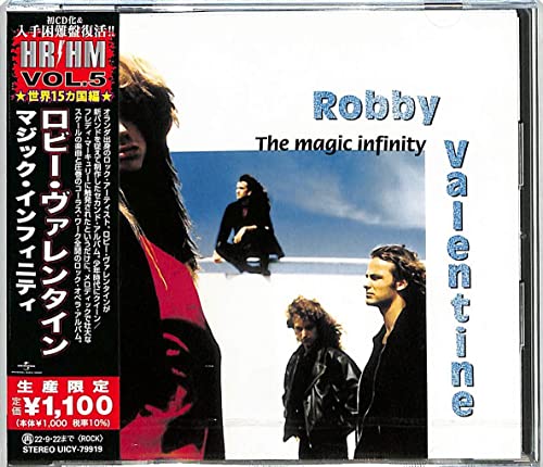 CD cover for Robby Valentineās āMagic Infinityā featuring three figures.