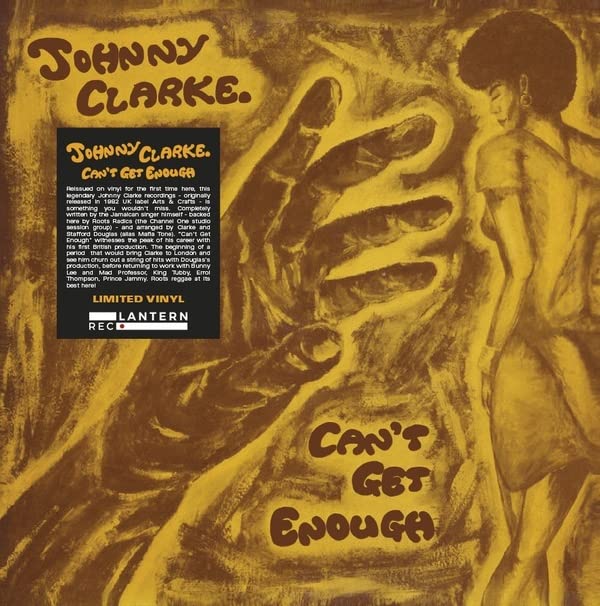 Vinyl record cover featuring Johnny Clarke portrait and text details.