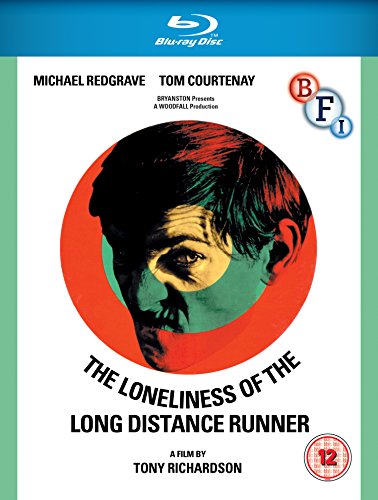 Blu-ray cover for "The Loneliness Of The Long Distance Runner" film.