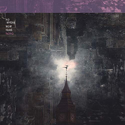 Album cover: a dancer silhouetted atop a building in a city.