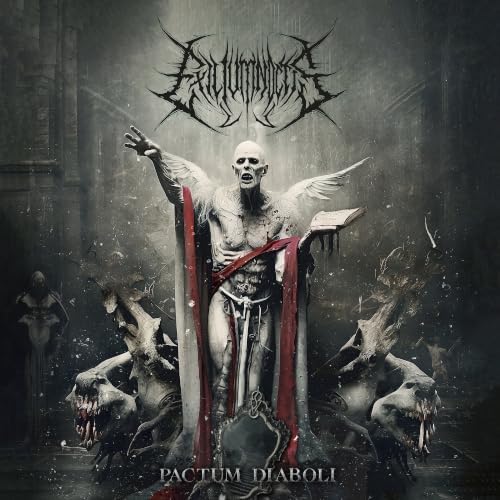CD cover: skeletal figure on a throne with demonic imagery.