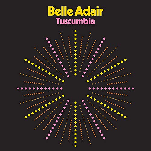 CD cover for Belle Adair’s “Tuscumbia” with a radial burst design.