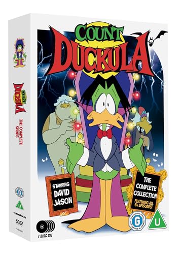 Count Duckula DVD box set featuring the main character in front of a coffin.