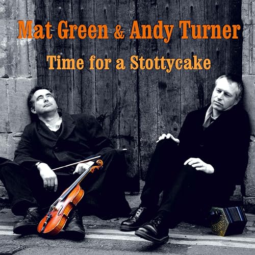 CD cover featuring two musicians seated against a weathered wooden door.